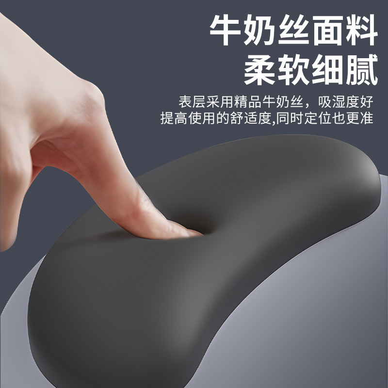 护腕鼠标垫手腕垫加厚防滑记忆棉纯色立体办公电竞游戏3d鼠标手托