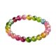 Brazilian candy tourmaline bracelet women couple single loop bracelet old mineral material loose beads rainbow husband stone gift new multi-loop