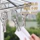 Stainless steel sock drying rack multi-clip clothes drying rack for home student dormitory cold underwear underwear drying socks magic tool