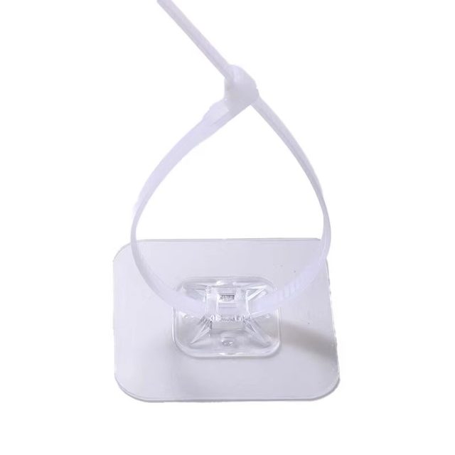 Punch-free cable tie must be lifted and fixed buckle hook universal pipe clamp water pipe clamp hose storage rack tube clamp