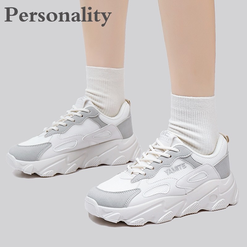 老爹鞋子女新款2025春秋季爆款厚底运动鞋时尚气质休闲鞋百搭板鞋,淘宝优惠券,粉丝福利购,淘宝优惠卷