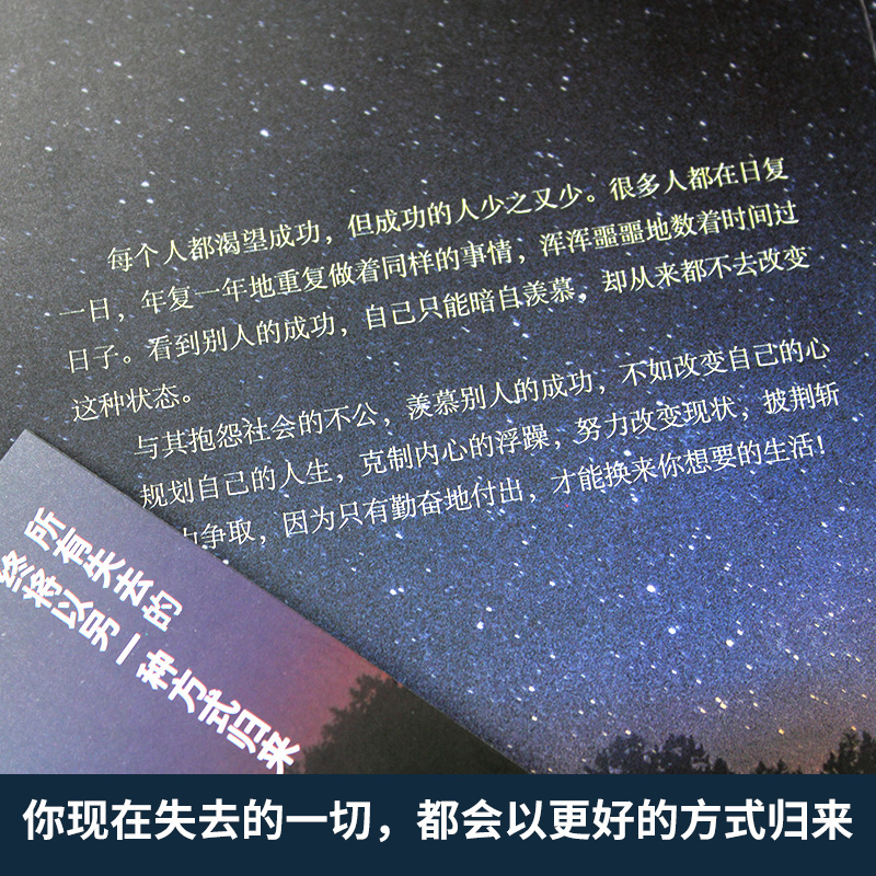 正版速发 所有失去的终将以另一种方式归来 将来的你一定感谢现在拼命的自己心灵休养鸡汤正能量青春成功励志文学书 lmx - 图2