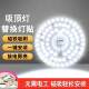Ceiling lamp LED wick lamp panel replacement light source lamp panel lamp tube energy-saving round edge drive ring lamp magnetic three-color