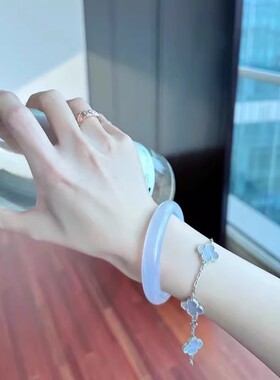 顶美梵克五花手链女四叶草红玉髓