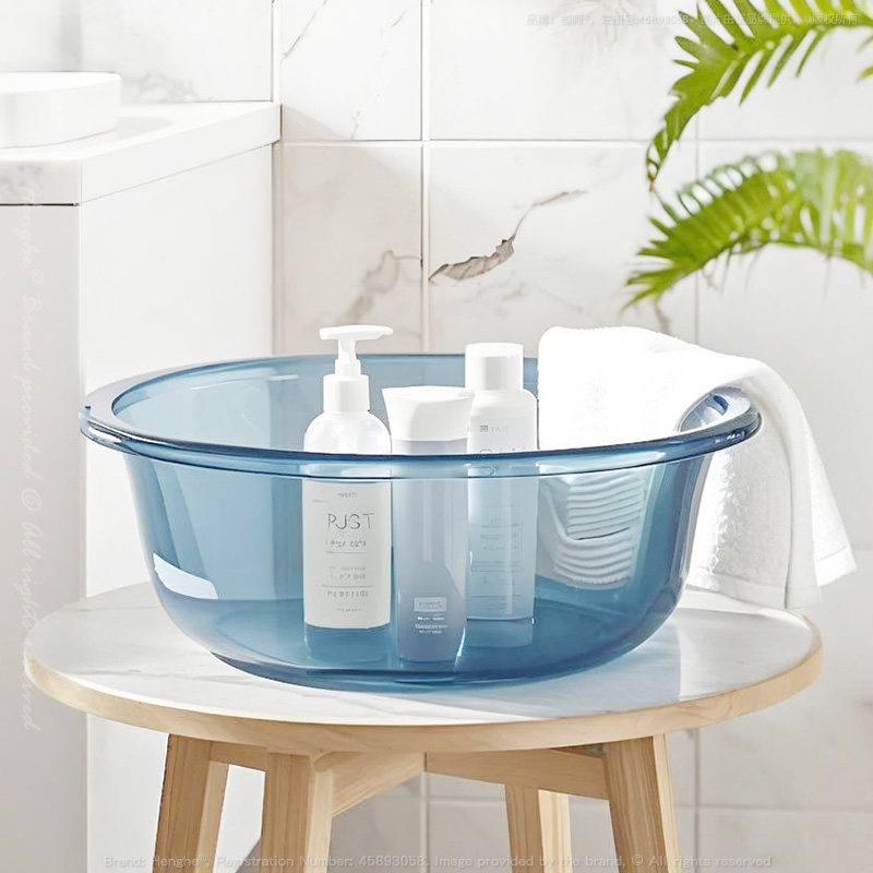 加厚透明洗脸盆家用塑料盆洗衣盆女学生宿舍面盆大小号婴儿洗菜盆,淘宝优惠券,粉丝福利购,淘宝优惠卷