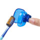 Household toothbrush storage clip portable toothbrush protective jacket