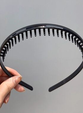 黑色百搭头饰发箍女男女通用新款