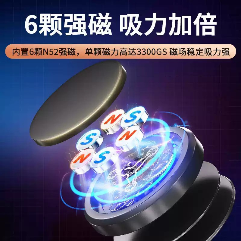 手机车载支架特斯拉方向盘磁吸式导航用黑科技重力支撑架2025新款 - 图1