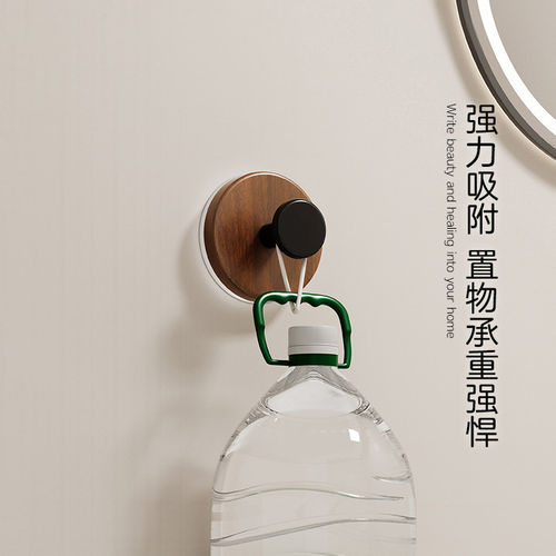 旋转吸盘挂钩免打孔浴室门后壁挂卫生间真空无痕钥匙毛巾挂衣服钩 - 图3