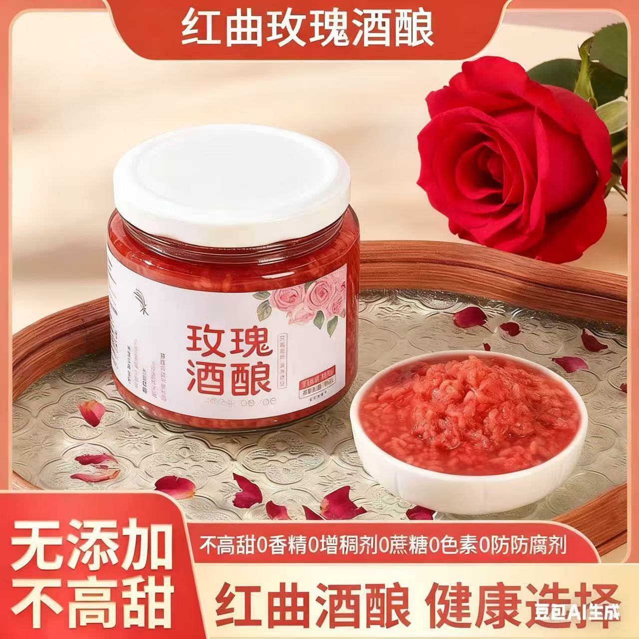 孝感米酒醪糟红曲玫瑰酒酿糯米重瓣传统自然发酵月子食用手作瓶装,淘宝优惠券,粉丝福利购,淘宝优惠卷