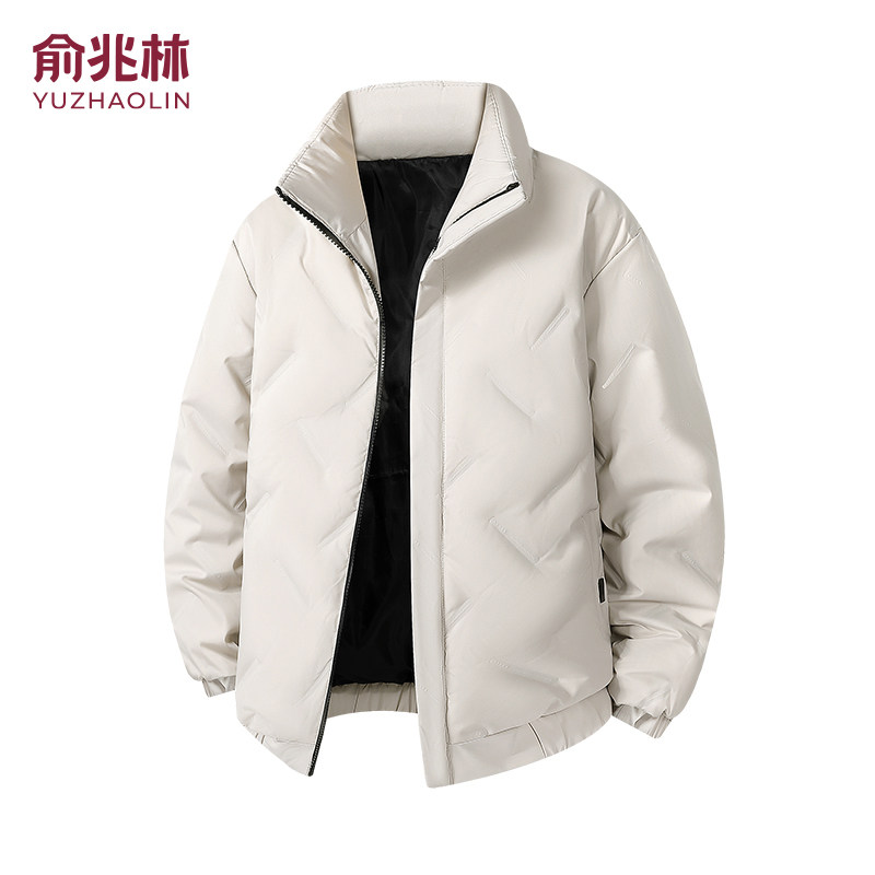 俞兆林羽绒服男冬季2026新款短加厚立领男式羽绒衣情侣外套
