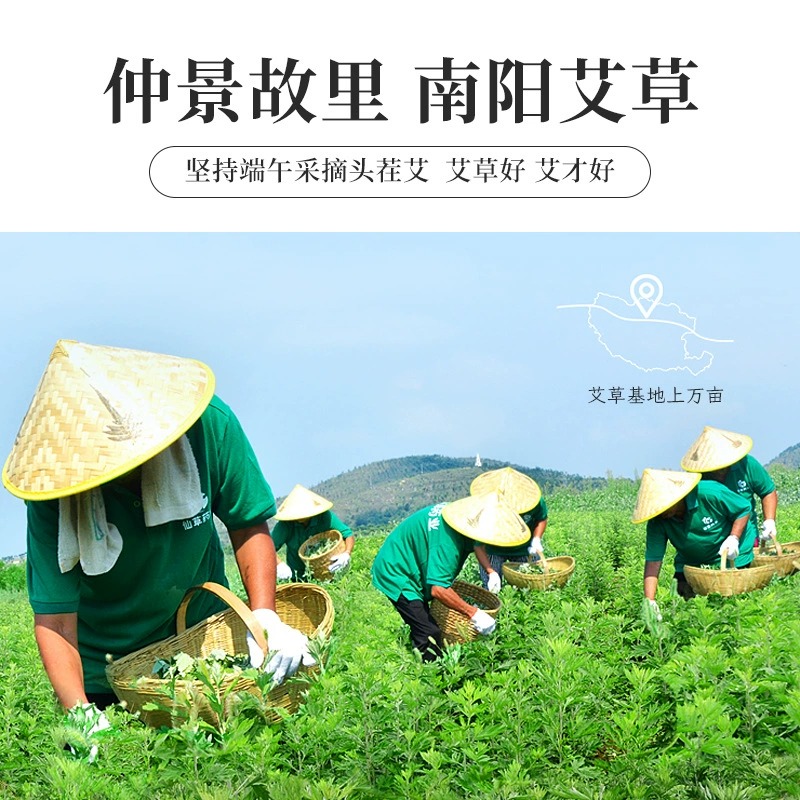 艾草泡脚药包陈年干艾叶家用散装月子产后泡脚泡澡非去寒湿气备孕 - 图2