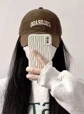 2026显脸小女棒球帽帽子大头围加深新款刺绣鸭舌男大帽檐宽帽檐
