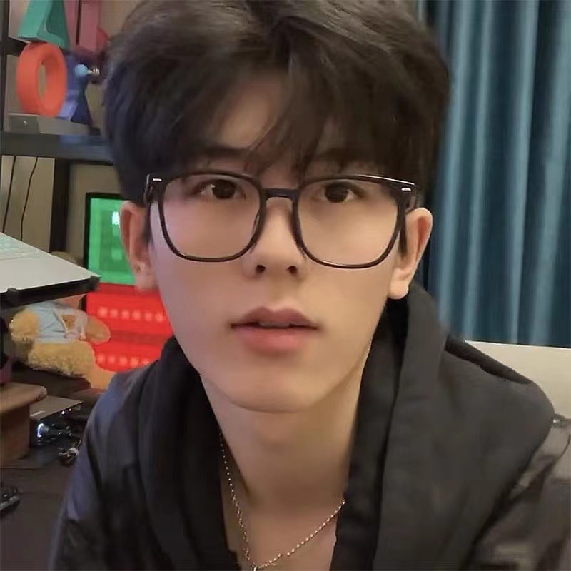 近视眼镜变色男款自动感光户外防蓝光平光镜可配有度数黑框女 - 图0