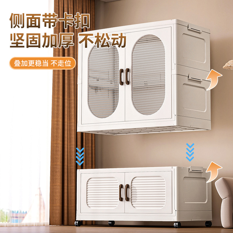 简易衣柜c家用衣服收纳柜子免安装儿童小衣橱卧室可折叠组装储物 - 图3