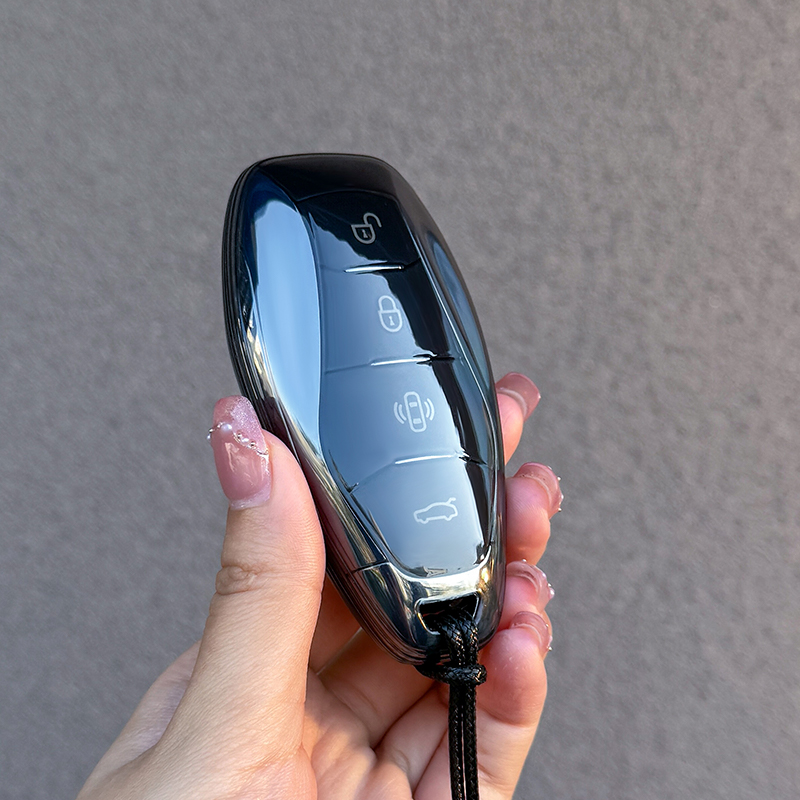 红旗HS5钥匙套HS3车扣H5/H6保护壳H9包HS7天工08新HQ9/EH7男女士 - 图0