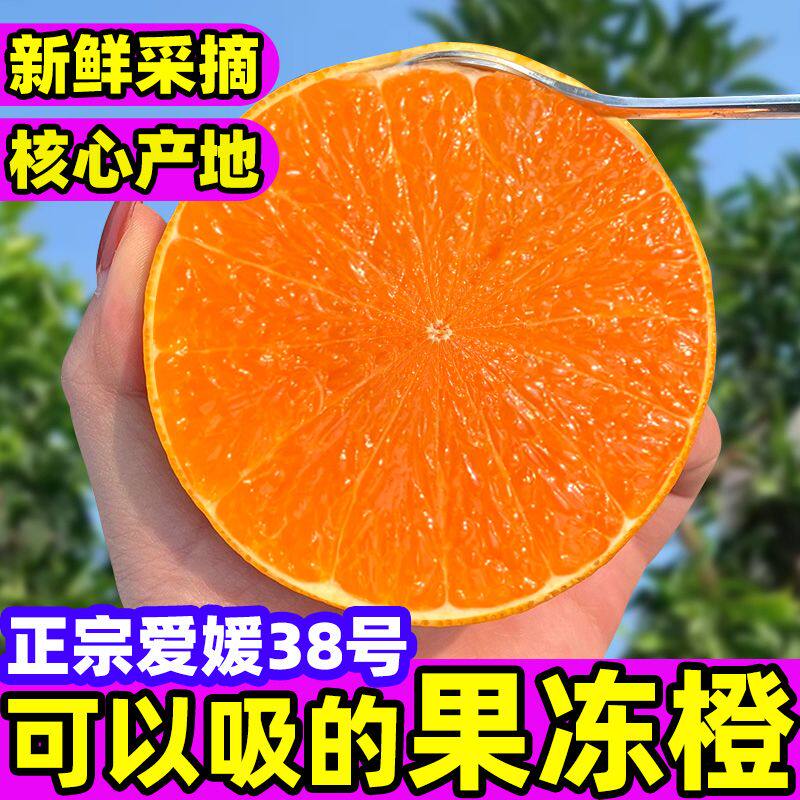 四川眉山正宗爱媛38果冻橙现摘现发新鲜水果当季橙子产地直发