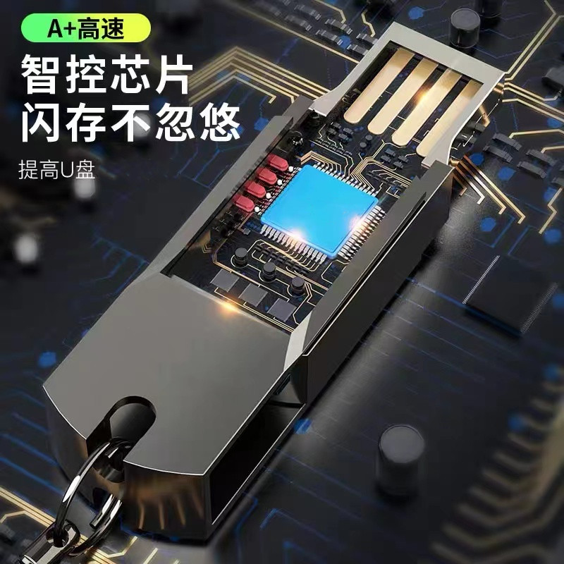 u盘128g大容量手机电脑两用64g高速32g汽车载正品学生优盘移动 - 图2