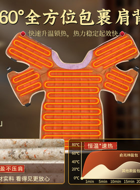 肩颈海盐热敷包盐包热敷袋盐袋理疗袋电加热艾草灸颈椎披肩粗盐