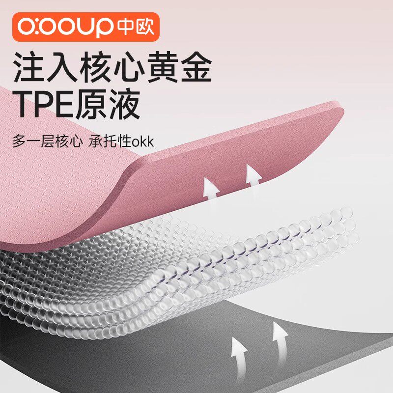 瑜伽垫健身垫家用防滑减震静音加厚2026新款训练加大加宽午睡垫