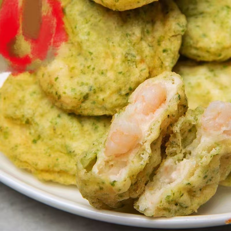 新品海苔虾排整虾仁饼鱼香虾饼速冻海鲜早餐半成品宝宝手工虾排,淘宝优惠券,粉丝福利购,淘宝优惠卷