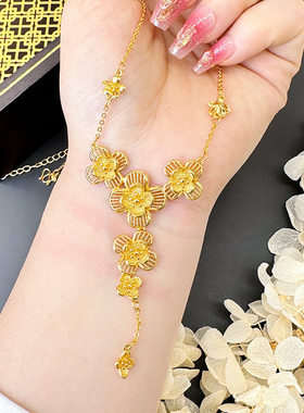 繁花似锦婚嫁花朵仿三金假五金