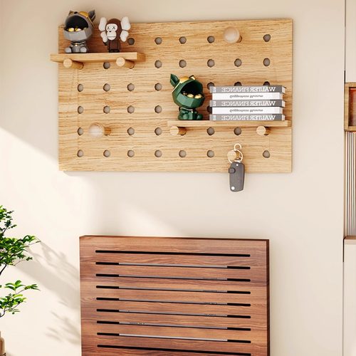 实木装饰盖板轻奢电表箱装饰画弱电箱多媒体配电箱电表盒遮挡挂画 - 图3