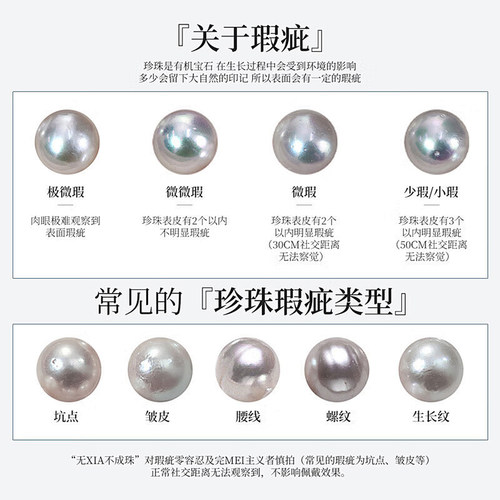 泰诗珍珠强光微瑕淡水珍珠项链s925银百搭通勤款大点位珍珠项链 - 图1