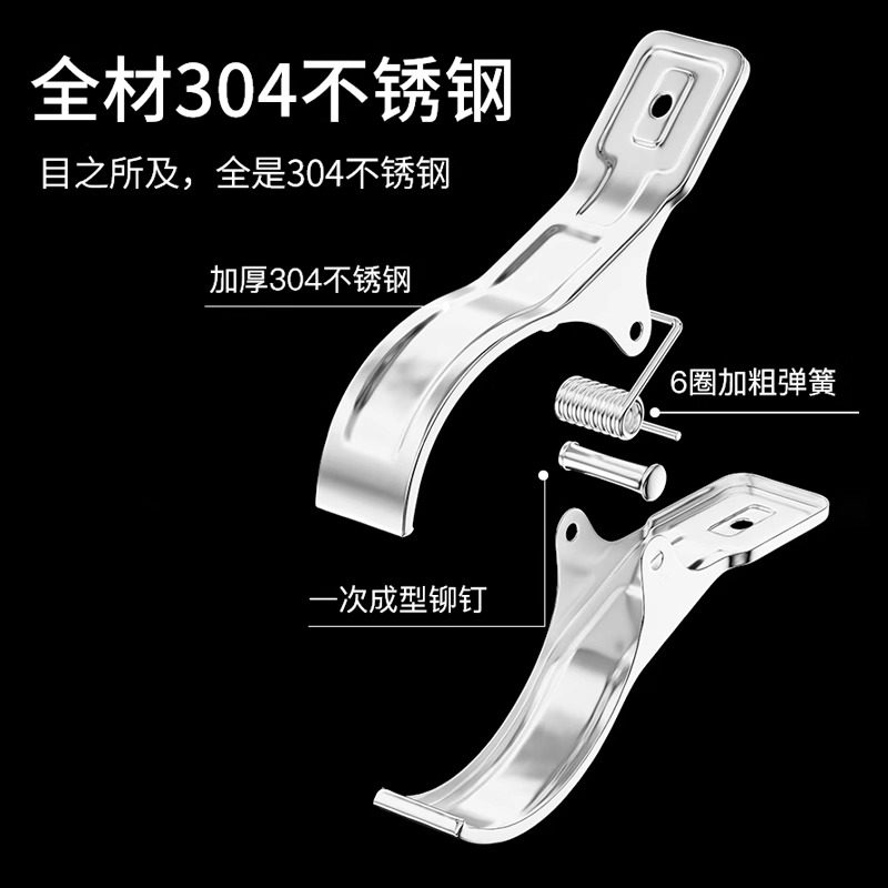 不锈钢大夹子晾衣架防风家用晒衣服棉服被子固定神器晒被子大夹子,淘宝优惠券,粉丝福利购,淘宝优惠卷