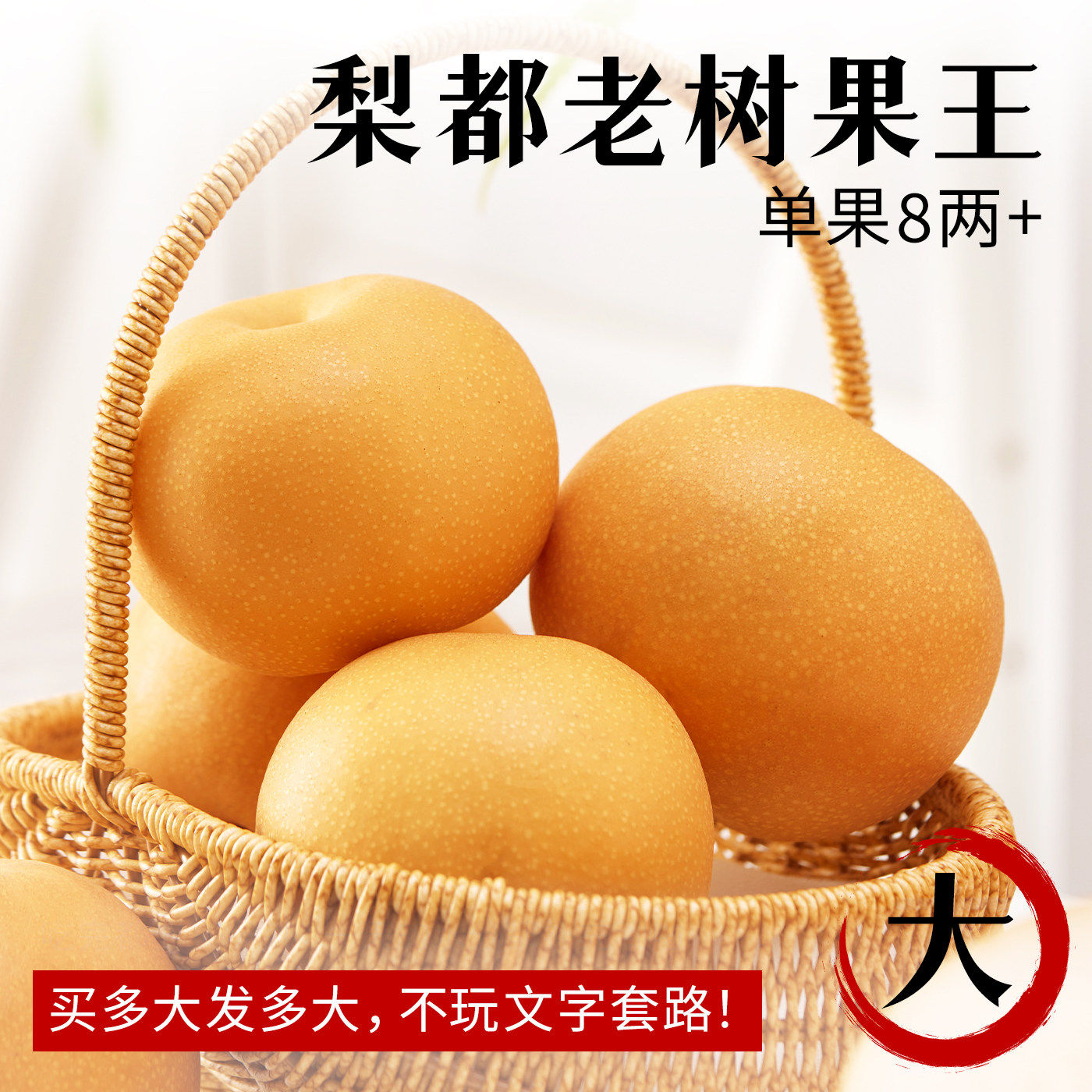 正宗秋月梨新鲜水果10官方正品应季当季新鲜整箱包邮斤梨子限定