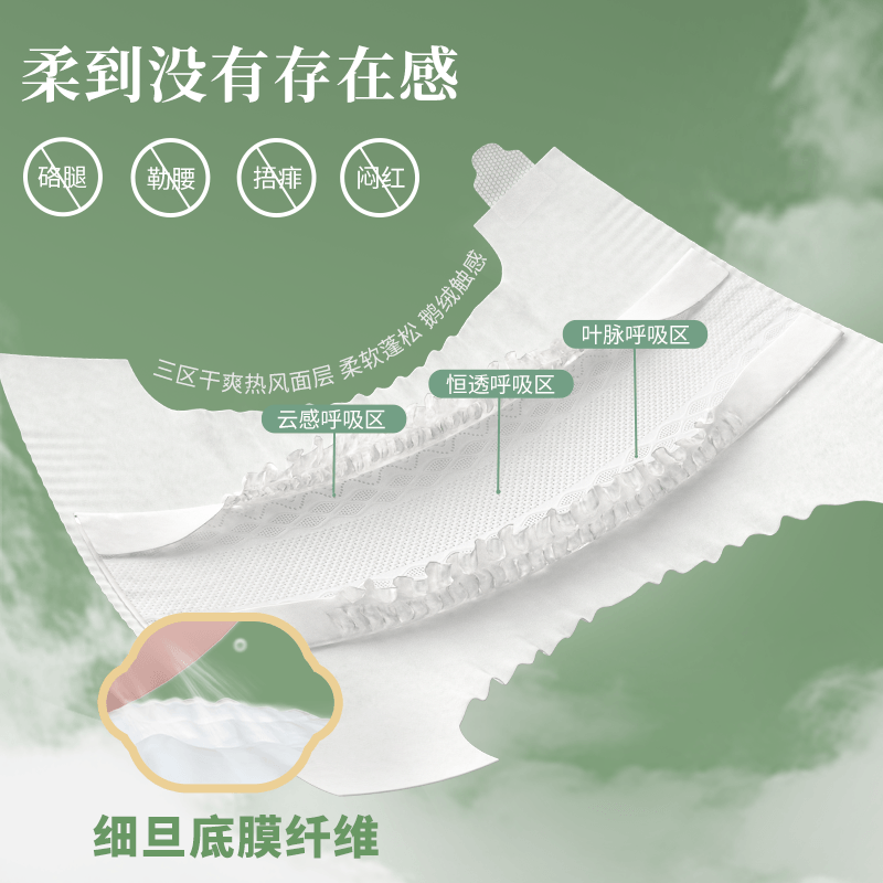 卡布玲琅锦婴儿纸尿裤超薄透气拉拉裤泡泡青云裤锦绣系列试用装