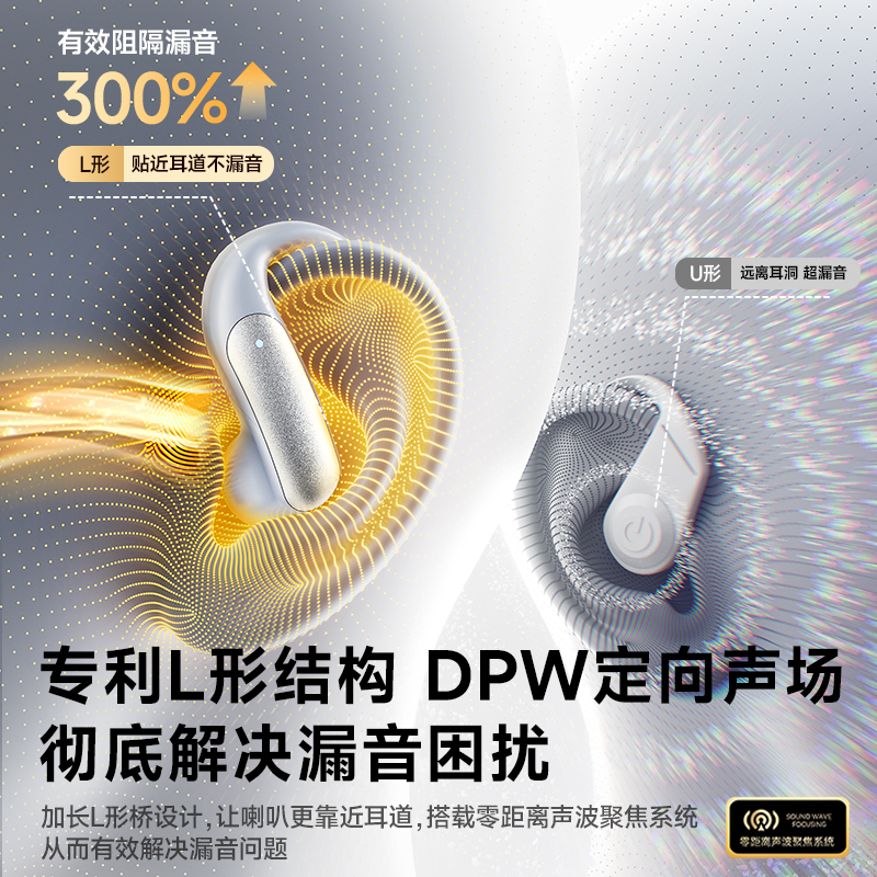 真骨传导蓝牙耳机无线挂耳式开放不入耳跑步运动2025款超长续航 - 图2