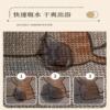 Bathroom linen floor mat woven water-absorbent and quick-drying bathroom toilet door special non-slip foot carpet