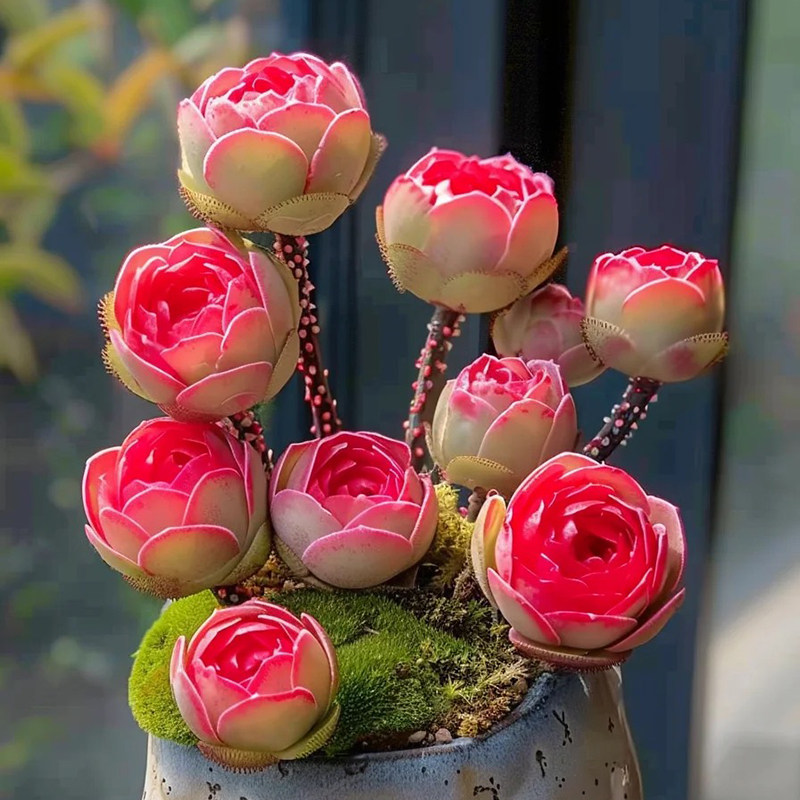 精品奶酪多肉植物室内盆栽绿植稀有品种汤圆小肉肉花卉植物好养活