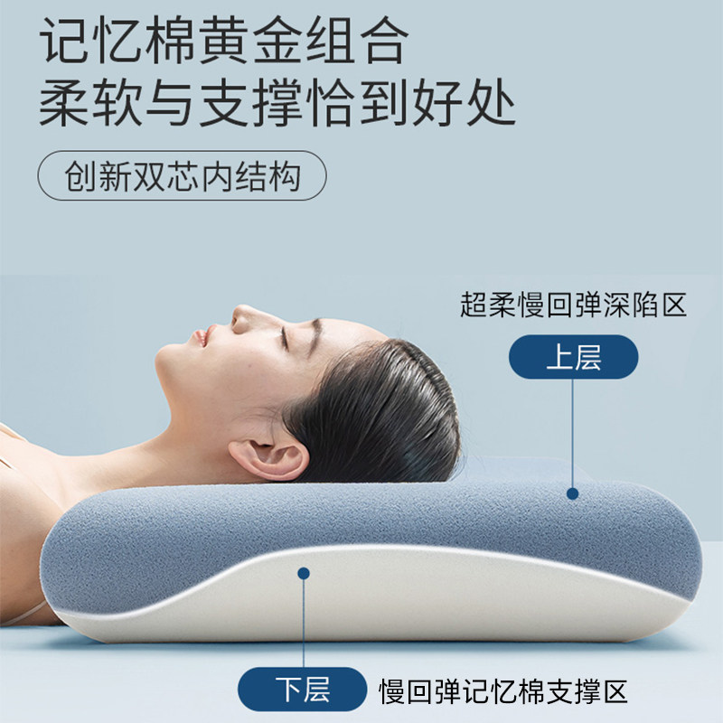 亚境朵生枕头深睡枕PRO酒店同款护颈椎助睡眠记忆棉枕芯成人枕,淘宝优惠券,粉丝福利购,淘宝优惠卷