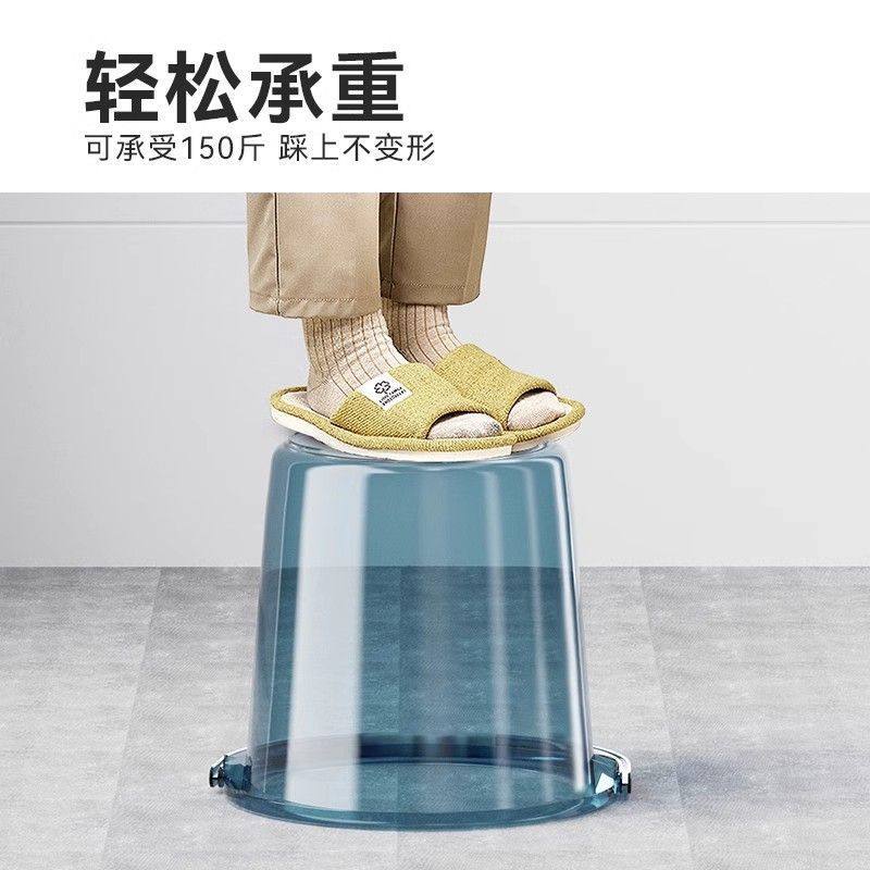水桶家用储水用加厚塑料桶手提小水桶学生宿舍用透明带盖洗衣桶,淘宝优惠券,粉丝福利购,淘宝优惠卷