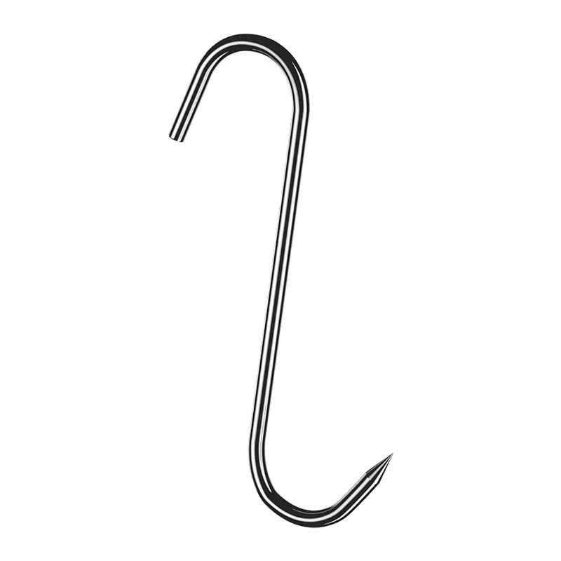 腊肉挂钩挂肉钩子不锈钢S型晒挂烤鸭香肠猪肉尖头勾子加粗S钩实心,淘宝优惠券,粉丝福利购,淘宝优惠卷