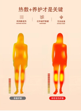 四季加长护膝保暖艾草保暖空调房防滑护膝透男女通用秋冬季护膝套
