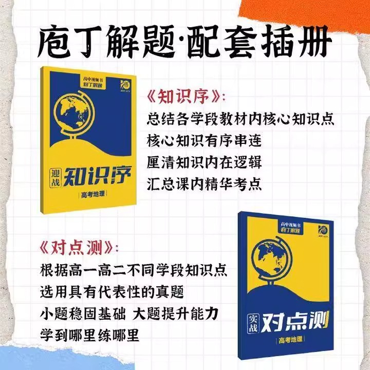 【视频讲课】2024庖丁解题数学物理化学生物历史地理众望理想树高考必刷题高中真题分类进阶集训练习题册高三一轮总复习资料书 - 图0