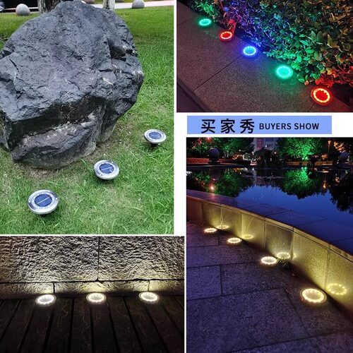 太阳能地灯户外庭院花园草坪灯院子楼梯别墅景观地埋灯防水地插奥 - 图2