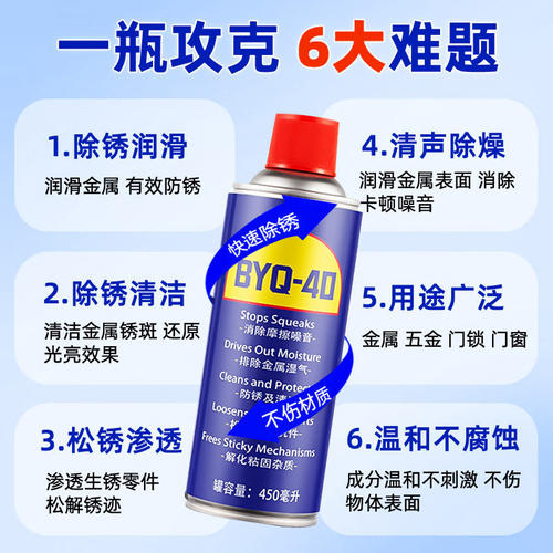 强力除锈润滑剂除锈剂防锈汽车螺丝栓松动剂不锈钢铁强力防锈 - 图3