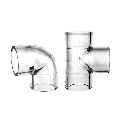 鱼缸透明三通亚克力管配件水管大全进出水口diy改装除油膜管虹吸 - 图3