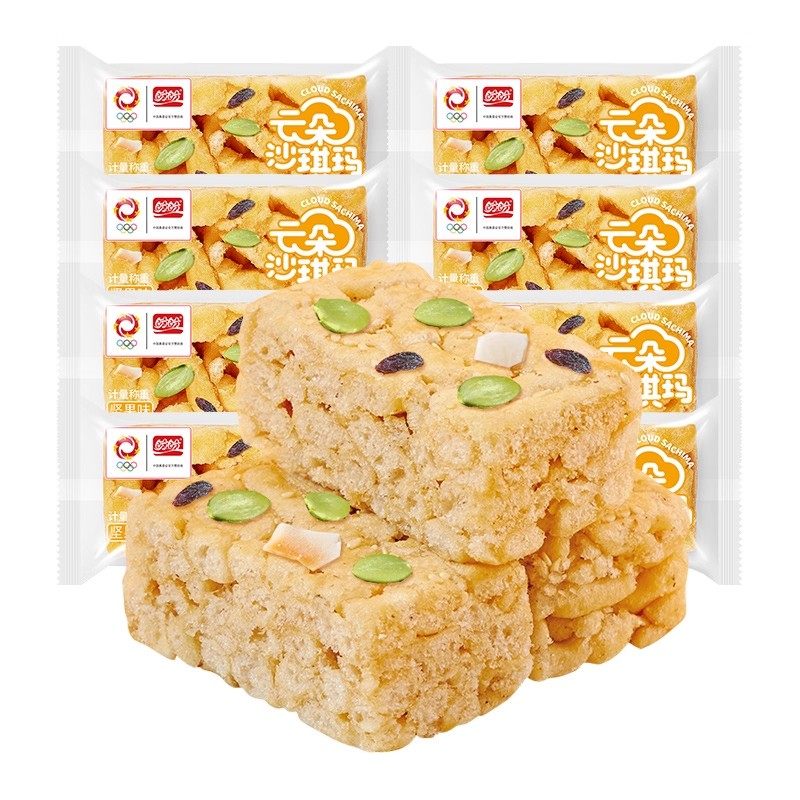 盼盼云朵沙琪玛原味坚果味整箱早餐代餐休闲零食小吃批发散装鸡蛋,淘宝优惠券,粉丝福利购,淘宝优惠卷