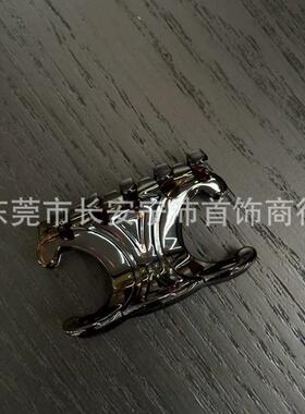 CE美拉德风穿搭醋酸大号抓夹发夹女后脑勺高级感马尾鲨鱼夹