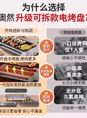 可拆卸多功能烧烤炉烤串机
