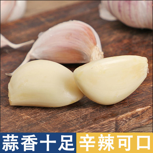 今年新干蒜5斤大蒜头农家大蒜当季新鲜蔬菜包邮自提紫皮回购净重 - 图3