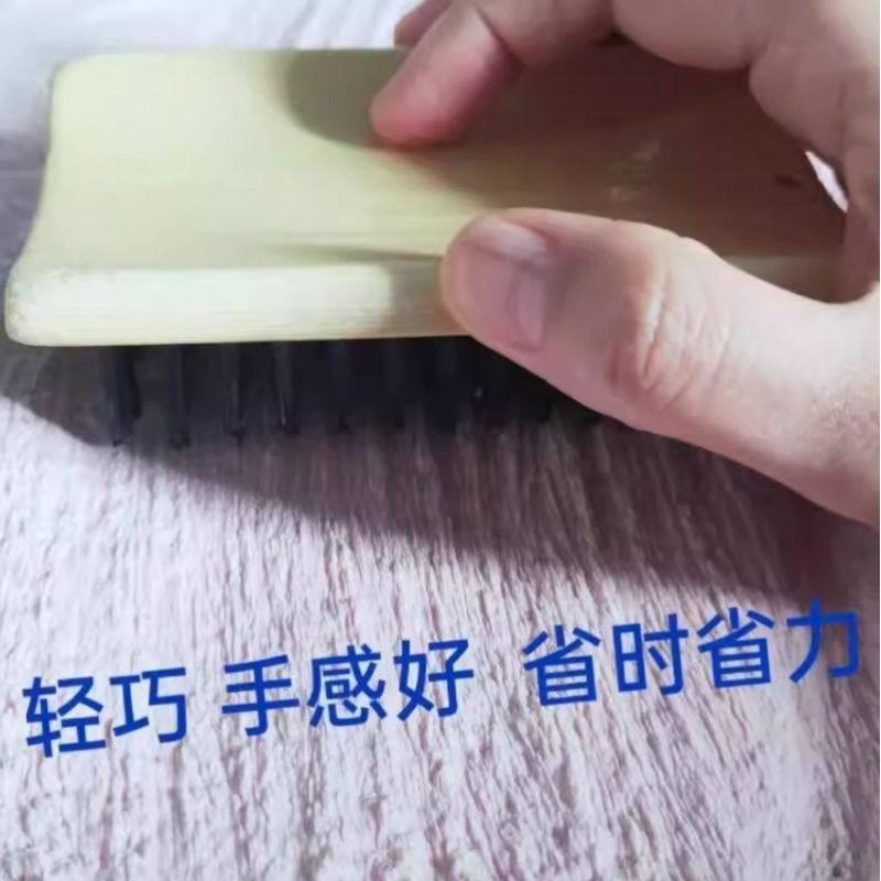 老式洗鞋刷软毛竹制老款板刷洗衣服刷子不伤羽绒服家用硬毛不掉毛,淘宝优惠券,粉丝福利购,淘宝优惠卷