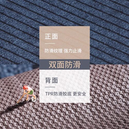 厨房地垫垫子脚垫地毯入户门垫进门家用门口防滑吸水加厚裁剪商用 - 图1