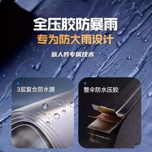 露营帐篷户外便携式折叠装备全套自动野营过夜帐篷天幕二合一新款 - 图3