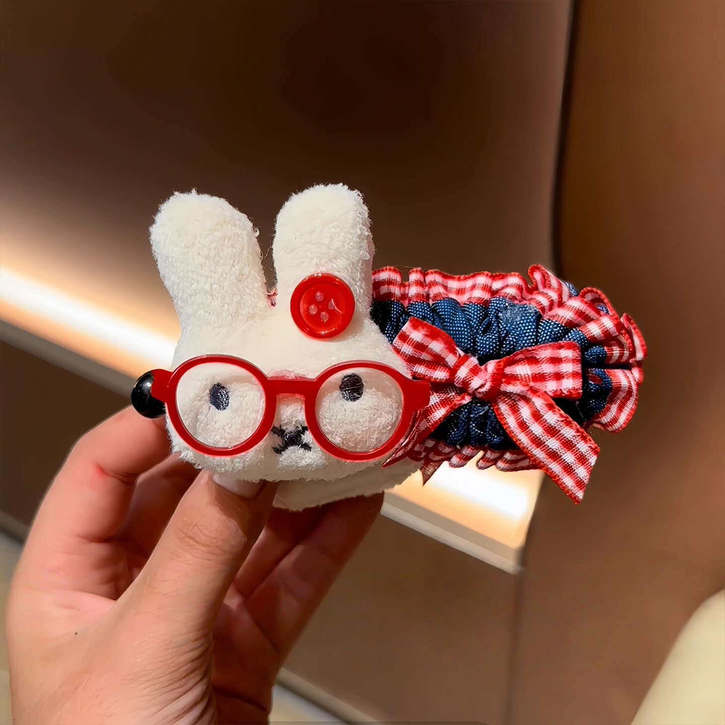 新款秋冬牛仔色系米菲兔香蕉夹小号超可爱后脑勺高马尾固定神器,淘宝优惠券,粉丝福利购,淘宝优惠卷